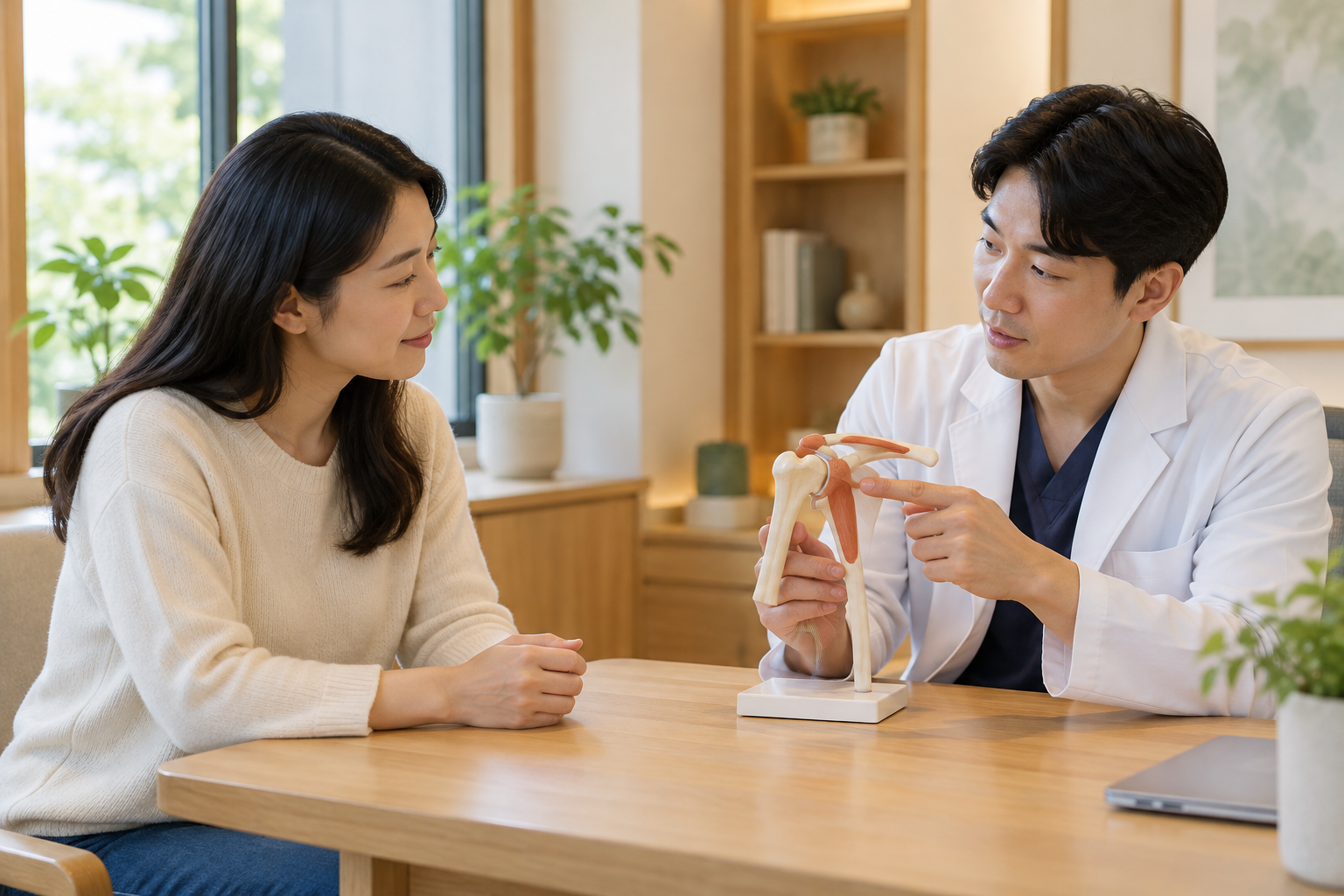 부천 어깨통증 한의원 — 어깨 상담에 관한 AI 설명용 이미지